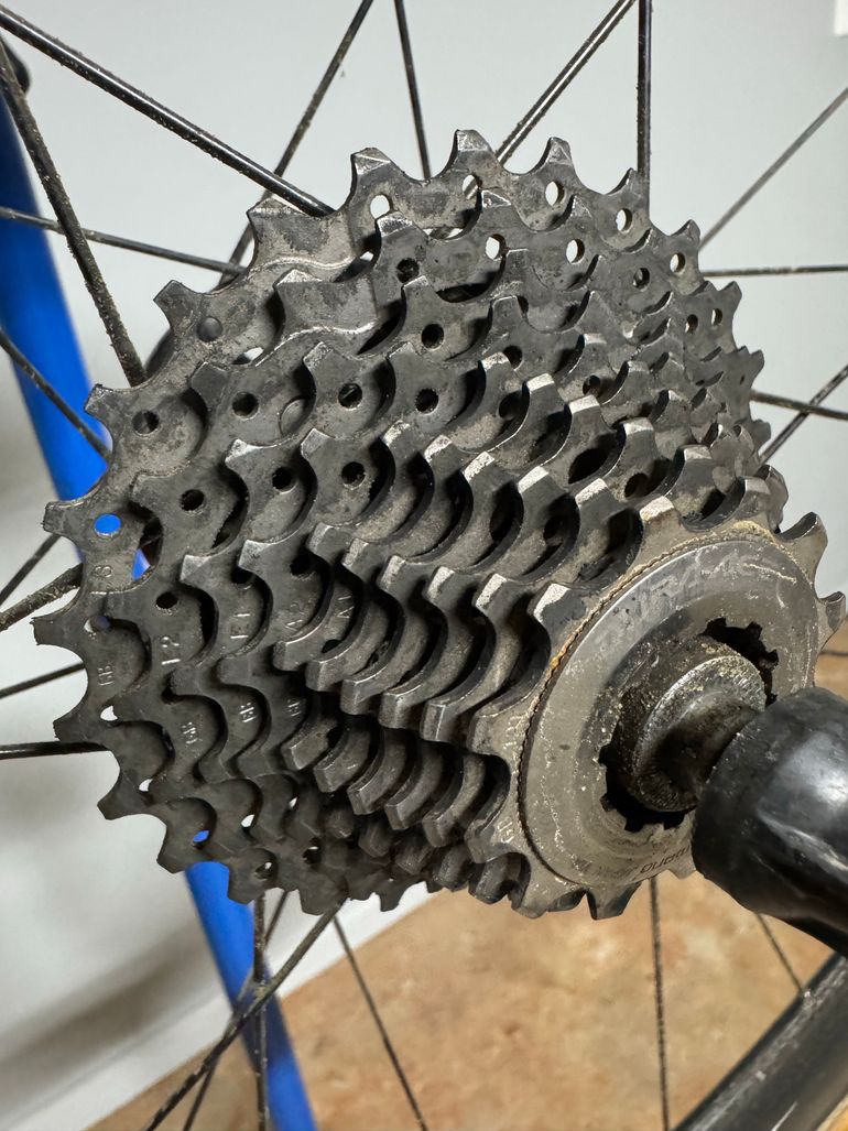 Used American Classic Carbon 700c Wheelset with Dura-Ace Cassette & Challenge Grifo Tires bike — image 16 of 24