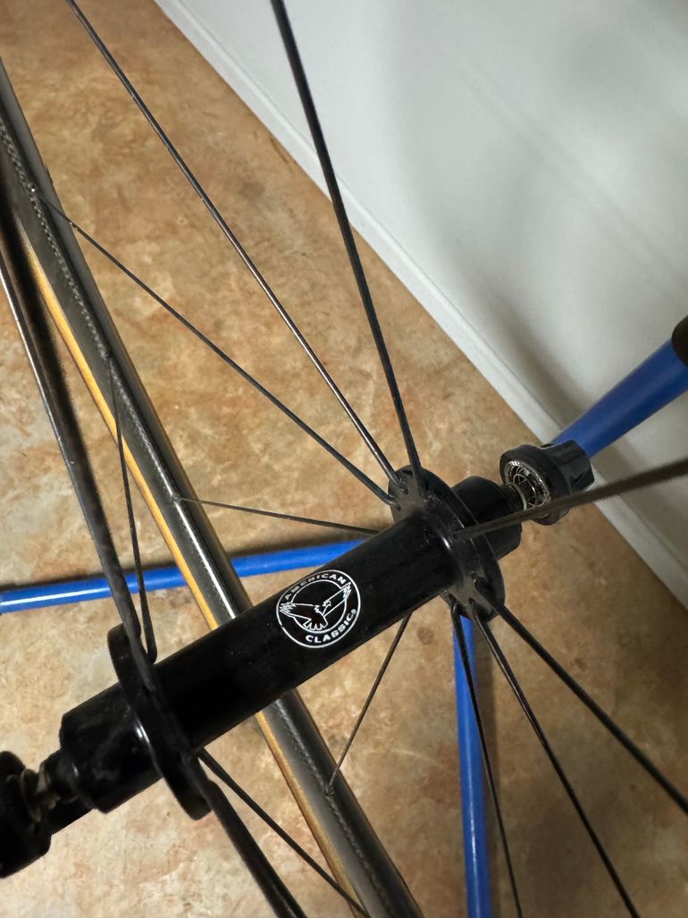 Used American Classic Carbon 700c Wheelset with Dura-Ace Cassette & Challenge Grifo Tires bike — image 14 of 24