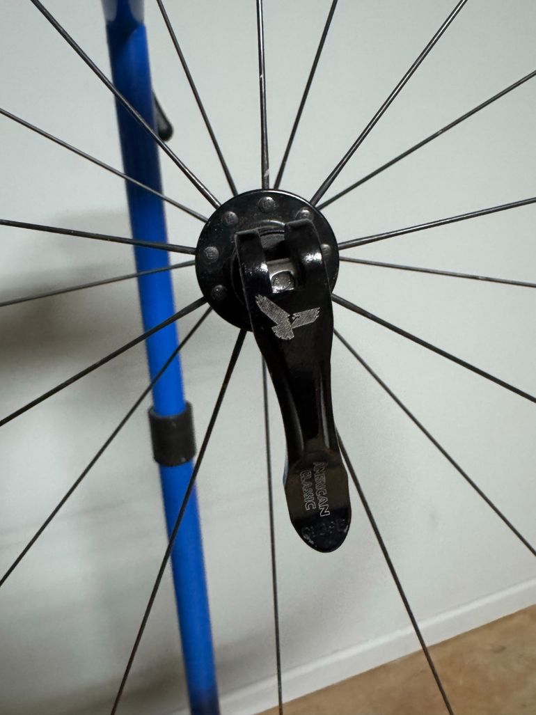 Used American Classic Carbon 700c Wheelset with Dura-Ace Cassette & Challenge Grifo Tires bike — image 15 of 24