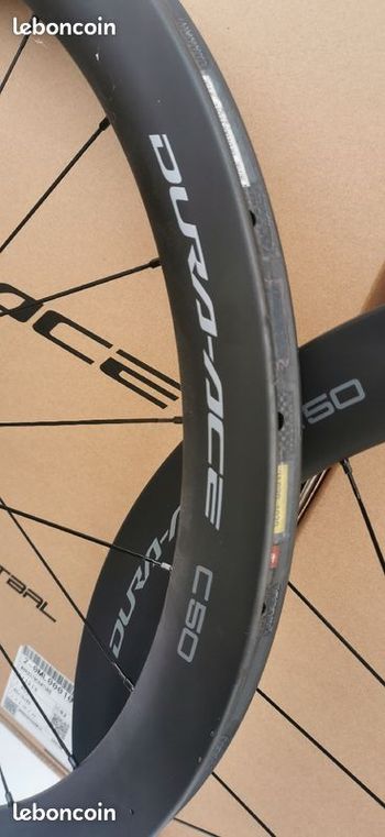 Used Shimano Roues Dura Ace C36 OU C50 neuves à boyaux Wheels