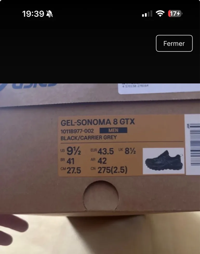 Used Asics Running Shoes bike — image 4 of 4