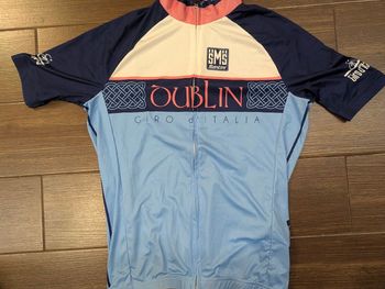 Gebrauchtes Santini Giro d'Italia Dublin Stage Cycling Jersey 2014 Cycling Clothing