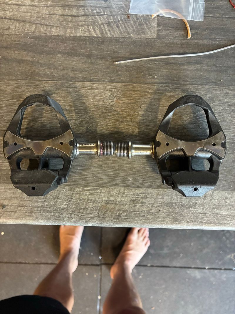 Xpedo Thrust 8 Ti XRF08CT Titanium Road Pedals 2025 Drivetrain & Pedals usato