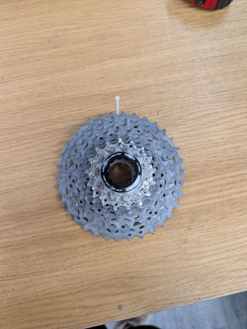 Tweedehands Shimano Dura Ace 11-34 12v Cassette Drivetrain & Pedals
