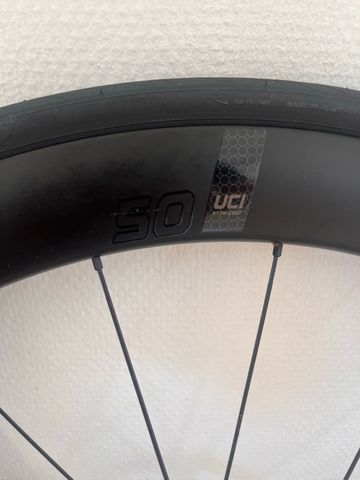 Brugt Attaque 50 mm Carbon wheels 2024 bike — billede 2 af 11
