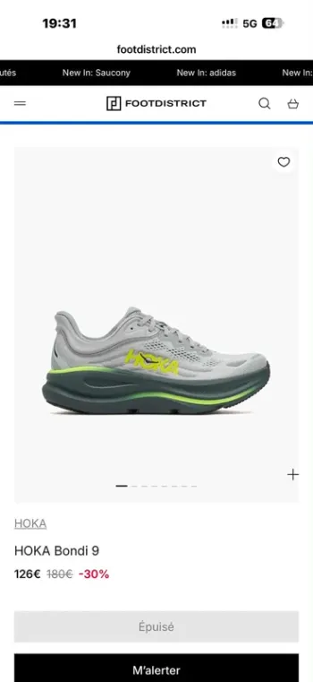 Hoka Bondi 9 bike de segunda mano — imagen 6 de 7
