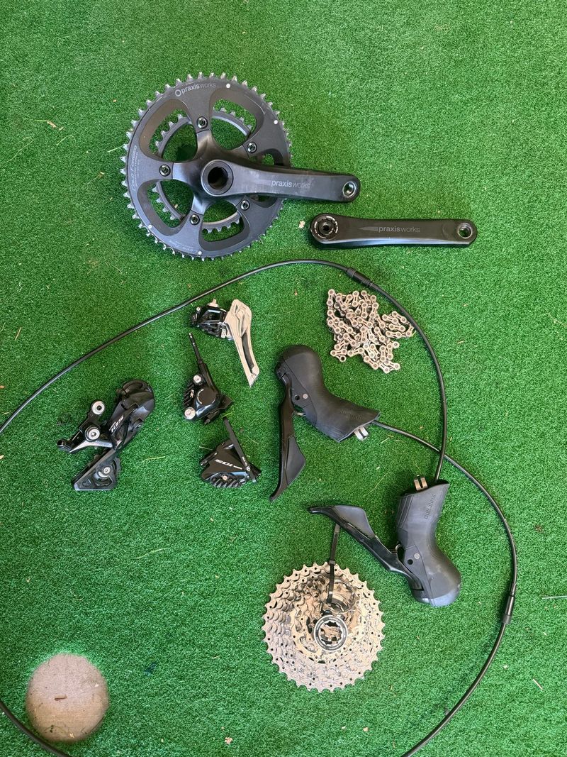 Used Shimano 105 R7020 Hydraulic Disc Groupset 2019 Groupset