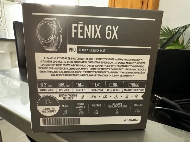 Gebrauchtes Garmin Fēnix 6X Pro bike — Bild 2 von 3