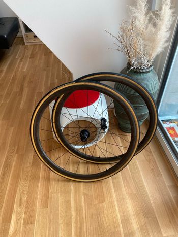 Giant SLR 0 Carbon clincher 1220 Gramm tubular 2018 Wheels d'occasion