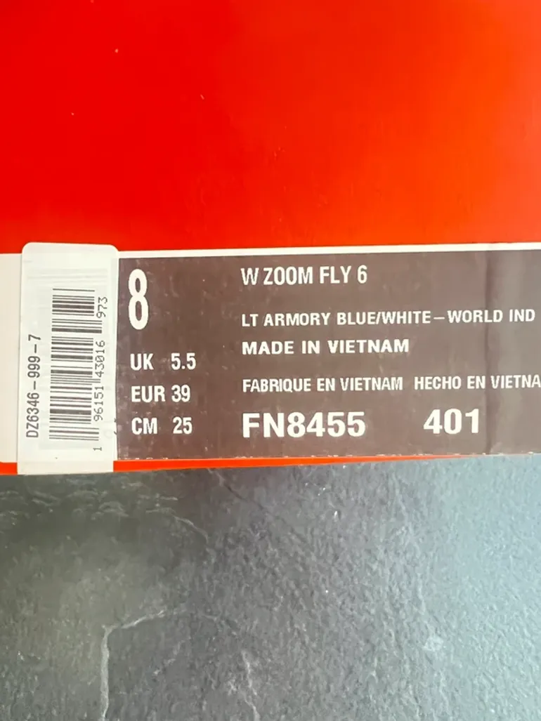 Brugt Nike Zoom Fly 6 bike — billede 12 af 12