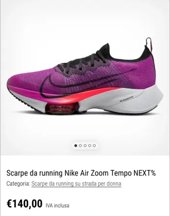 Brugt Nike Zoom Tempo Next% Running Shoes