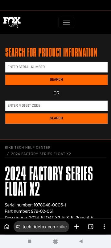 Tweedehands Fox Float X2 Factory 2024 bike — afbeelding 15 van 15