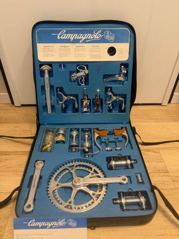 Brugt Campagnolo set 50th 1985 Drivetrain & Pedals