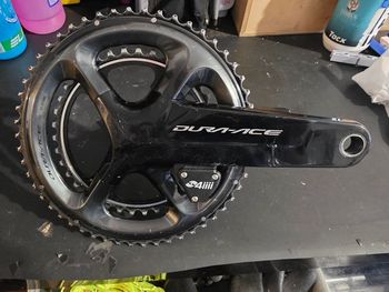 Tweedehands Shimano Dura-Ace Crank Drivetrain & Pedals