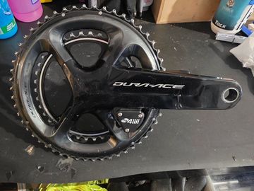 Shimano Dura-Ace Crank Drivetrain & Pedals usato