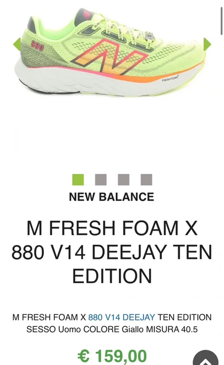 New Balance Fresh Foam X 880 V14 Deejay Ten Edition bike d'occasion — image 10 sur 10
