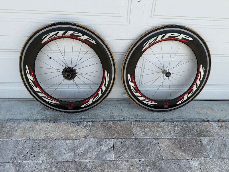 Used Zipp 808 Speed Weaponry Wheels