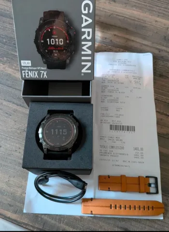 Used Garmin Fenix 7X Solar Electronics