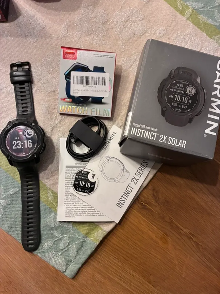 Garmin Instinct 2x Solar bike d'occasion — image 2 sur 4