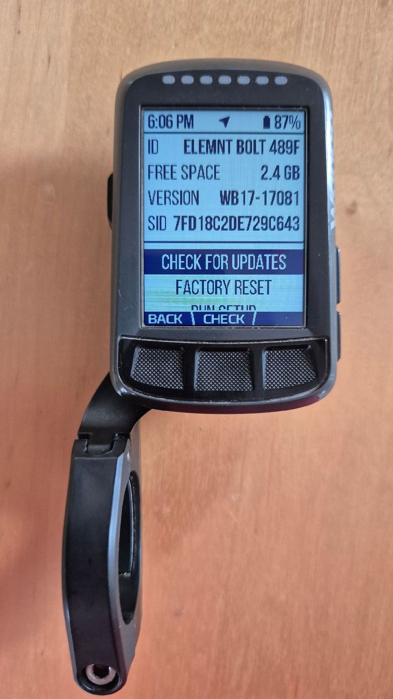 Używany Wahoo Elemnt Bolt v1 2018 bike — zdjęcie 7 z 7