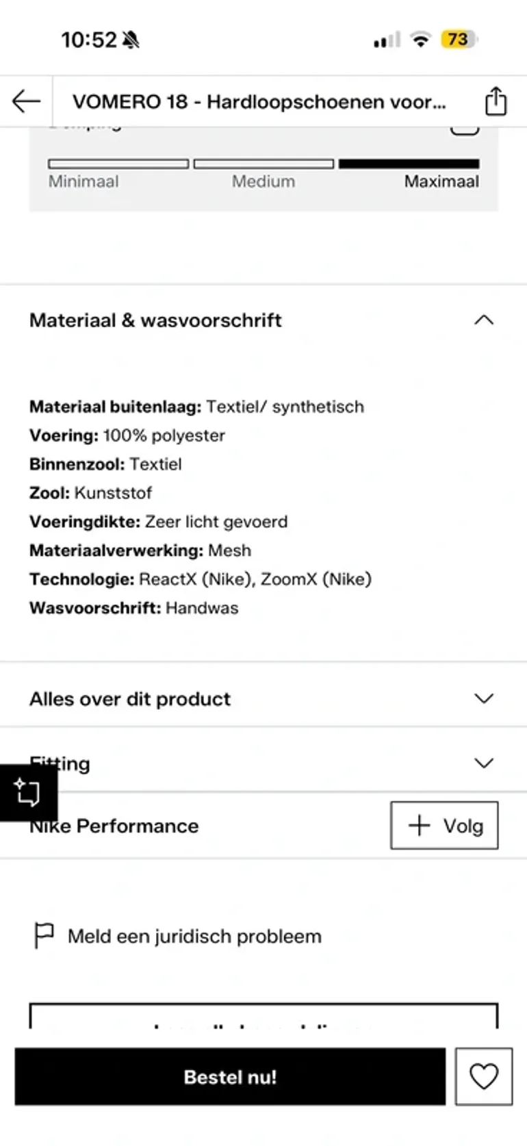Brugt Nike Vomero 18 bike — billede 9 af 10