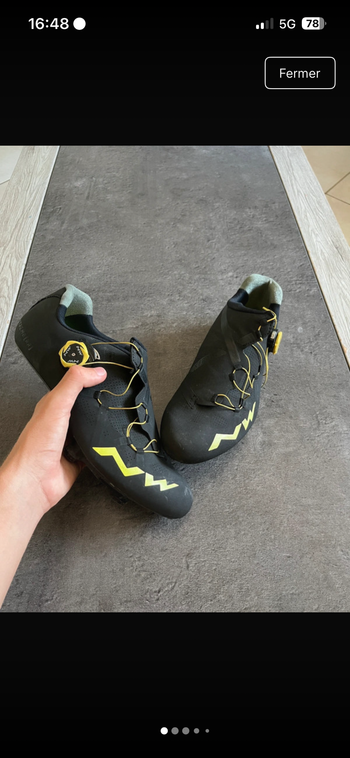 Used Northwave Extreme RR (Road Racing). Cycling Shoes