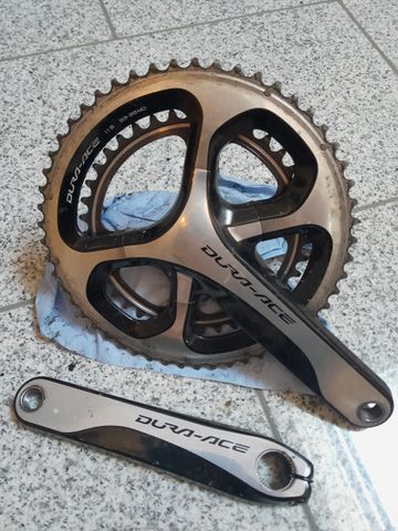 Shimano Dura Ace FC 9000 Drivetrain & Pedals usato