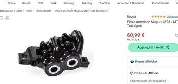 Used Magura mt5 Brakes