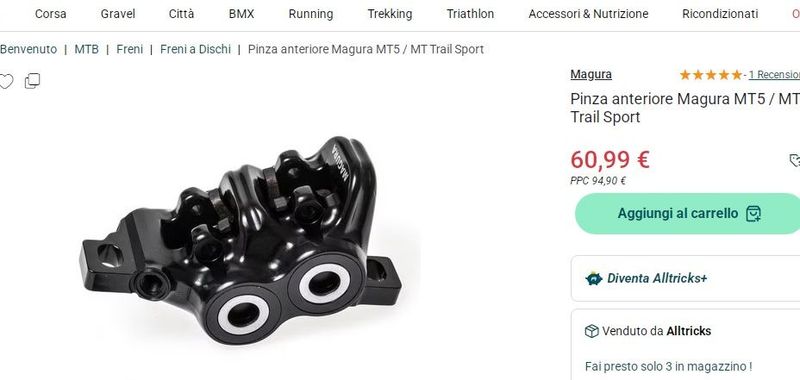 Brugt Magura mt5 Brakes