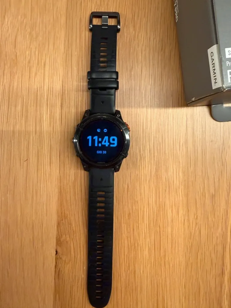 Garmin Fenix 7 Pro Solar bike usato — immagine 4 di 6
