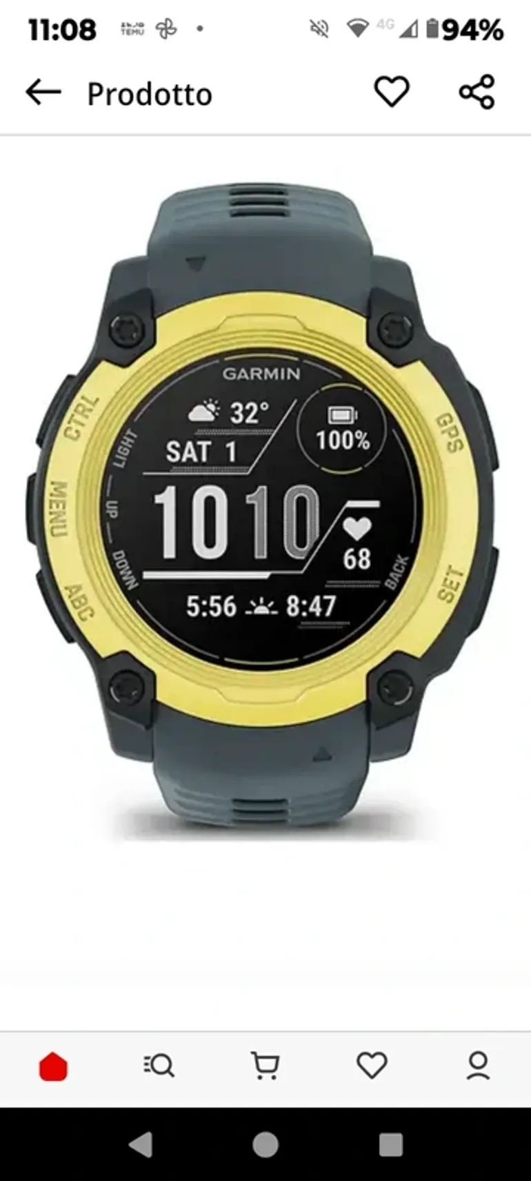 Brugt Garmin Instinct bike — billede 5 af 5