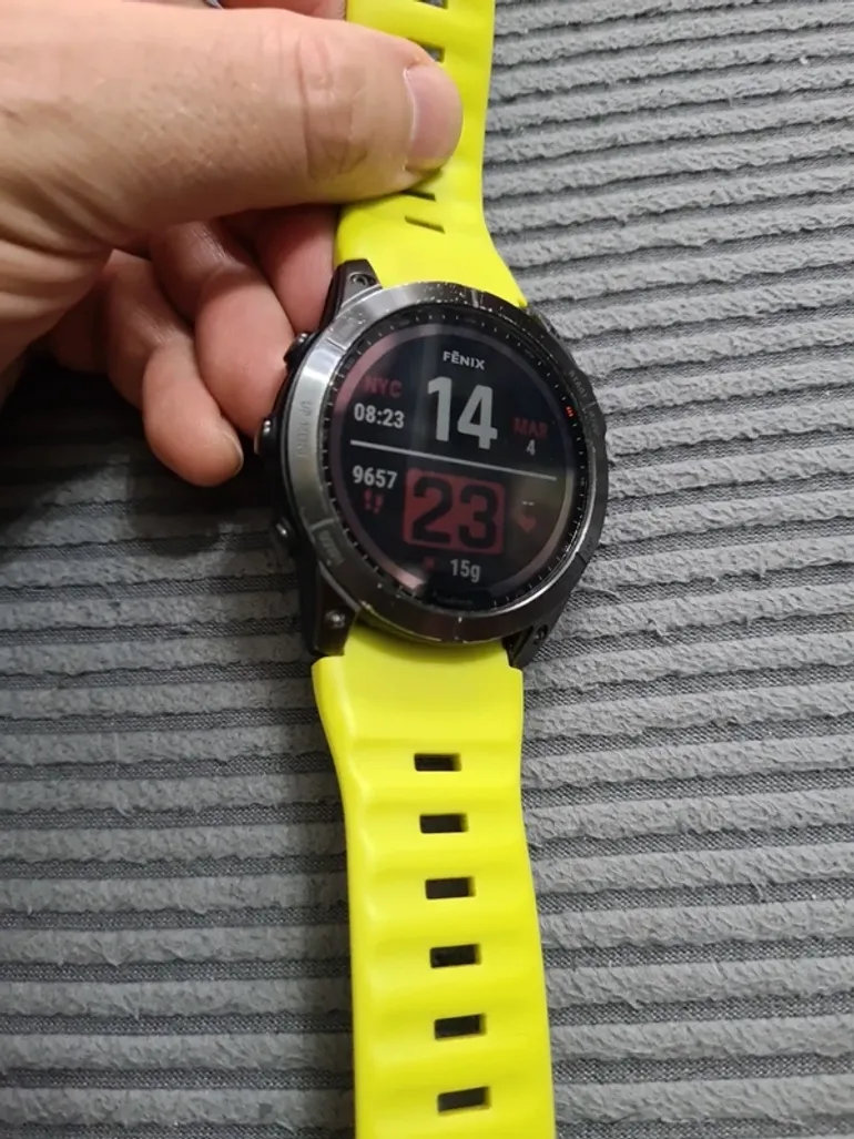 Tweedehands Garmin FENIX 7X Solar bike — afbeelding 4 van 7