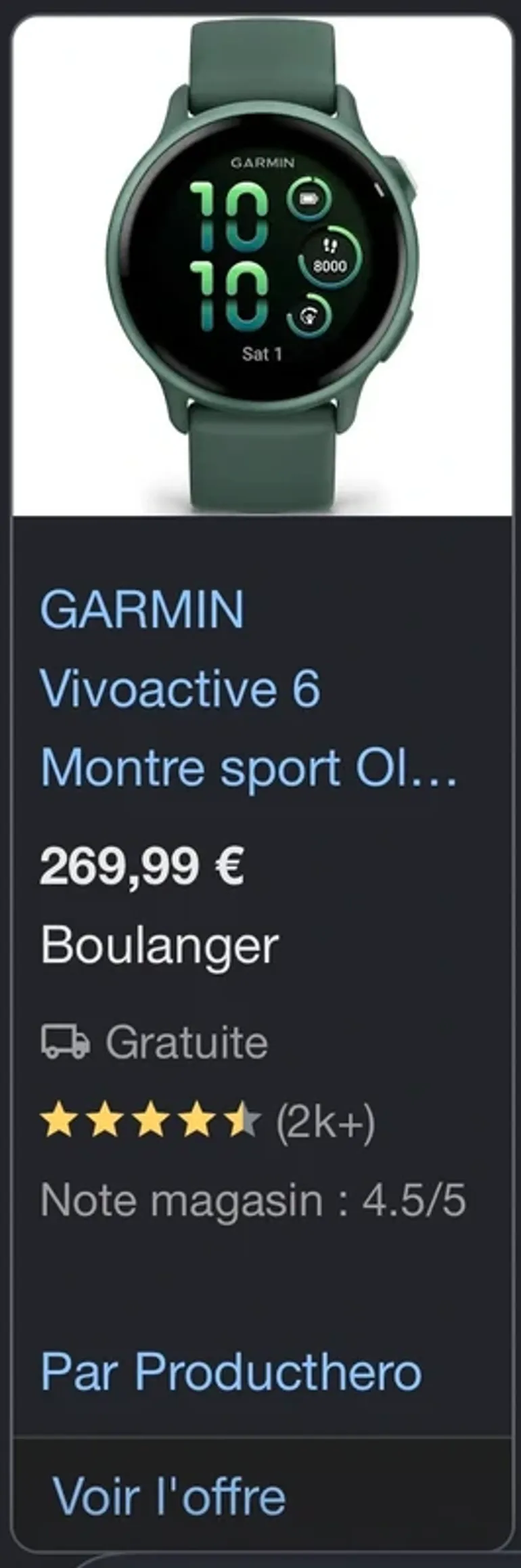 Gebrauchtes Garmin Vivoactive 6 bike — Bild 8 von 8