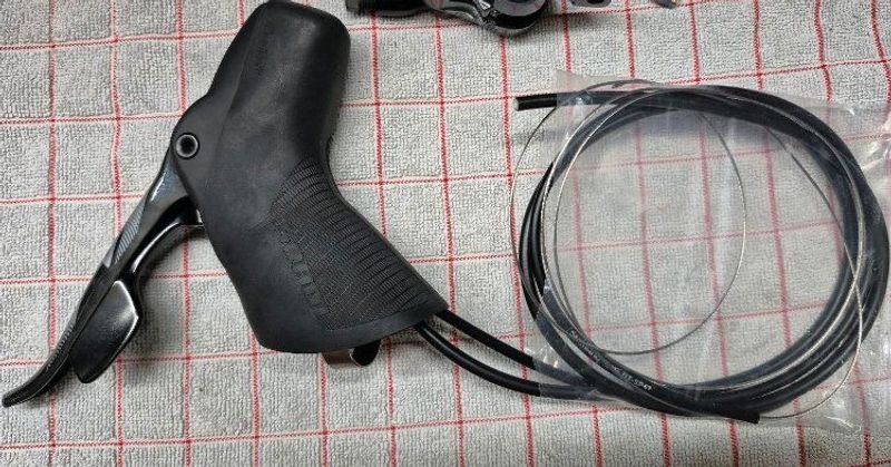 Used Sram Force 1 HDR HydroR linker Bremsgriff mit Dropper Actuator Brakes