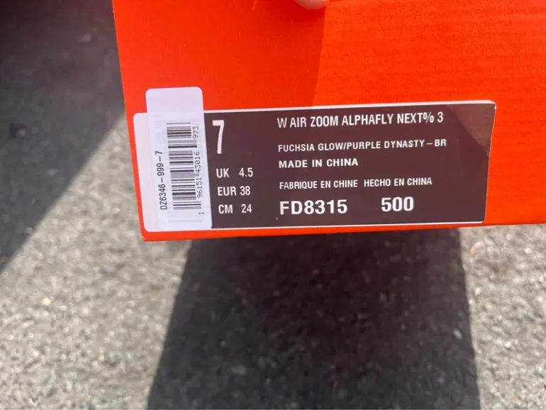 Nike Alphafly Next% 3 bike usato — immagine 3 di 4