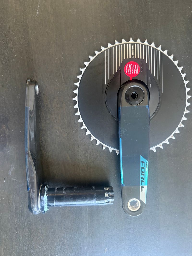 Used Sram Force Crankset with Powermeter 1x 48t 170mm 2026 Drivetrain & Pedals