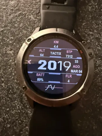 Garmin Fenix 6 Sapphire bike usato — immagine 3 di 3