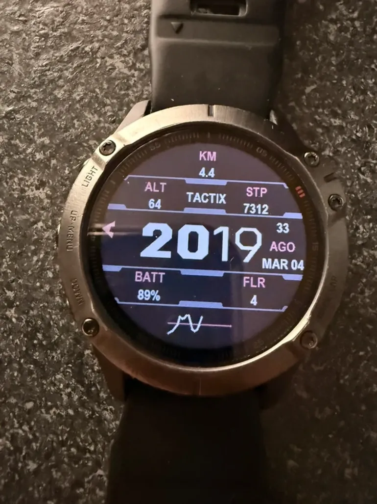 Garmin Fenix 6 Sapphire bike usato — immagine 3 di 3