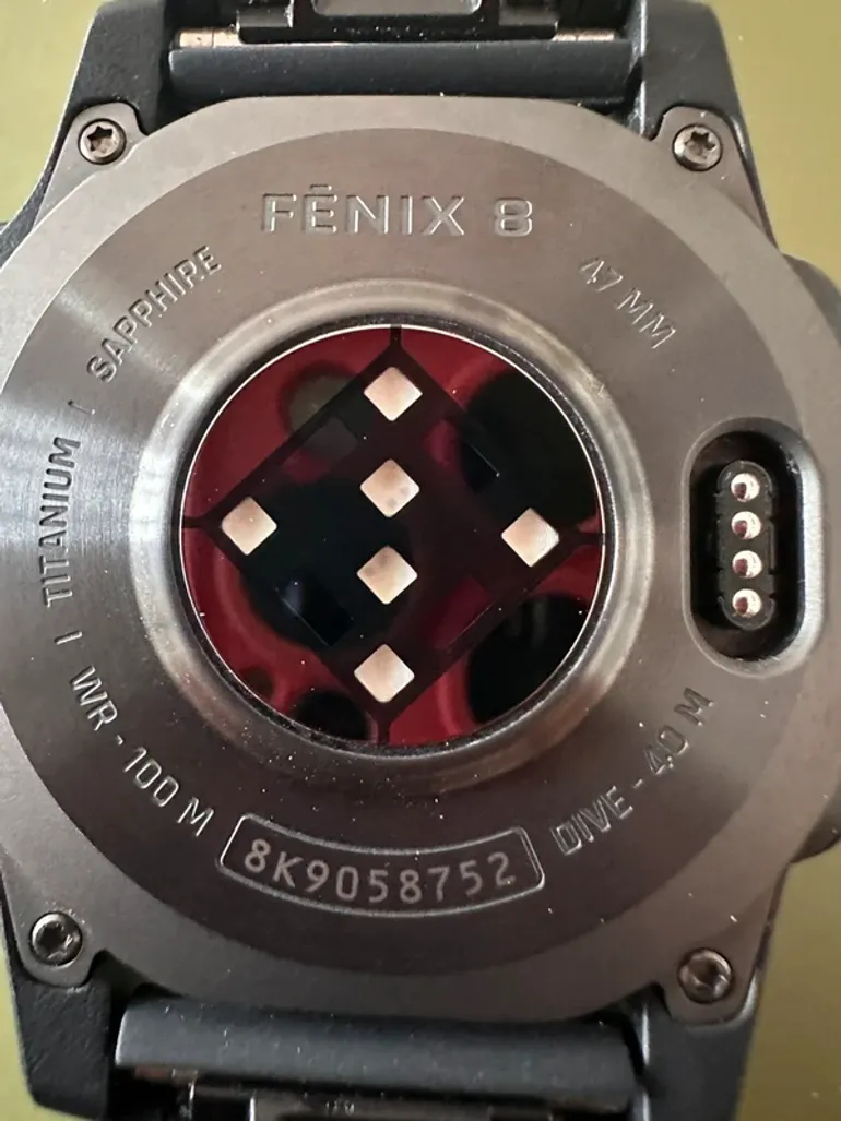 Used Premium Fenix 8 AMOLED Sapphire Titanium 47 mm bike — image 7 of 14