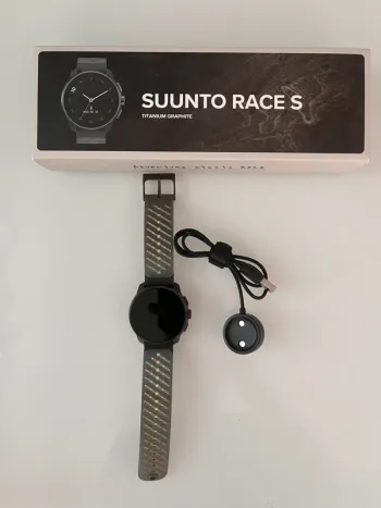 Used Simple Suunto Race S Titanium Graphite Electronics