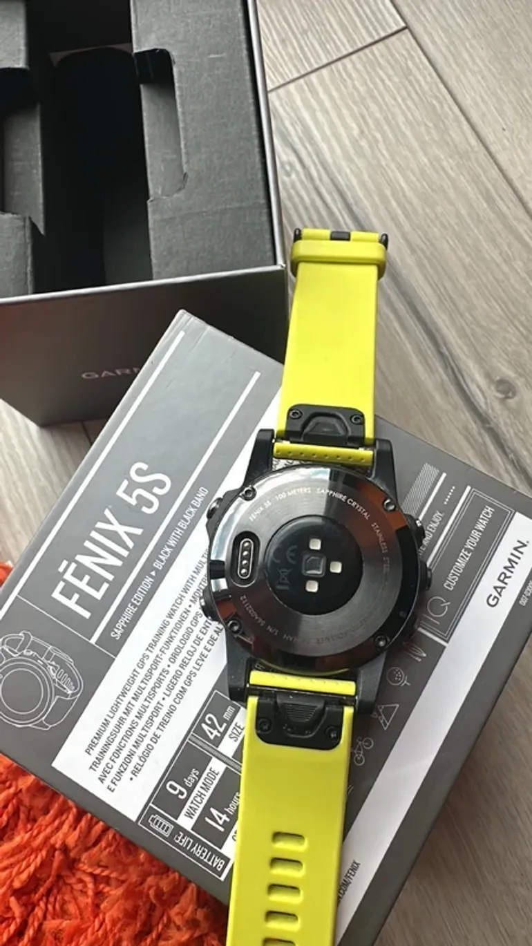 Garmin fenix 5s sapphire bike usato — immagine 6 di 7
