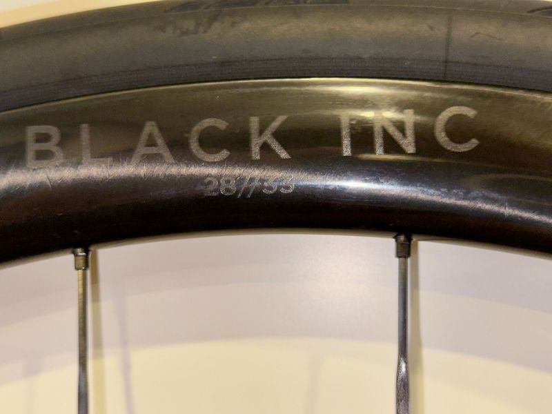 Black Inc 28/33 Carbon Aero Wheelset 2024 Wheels usato
