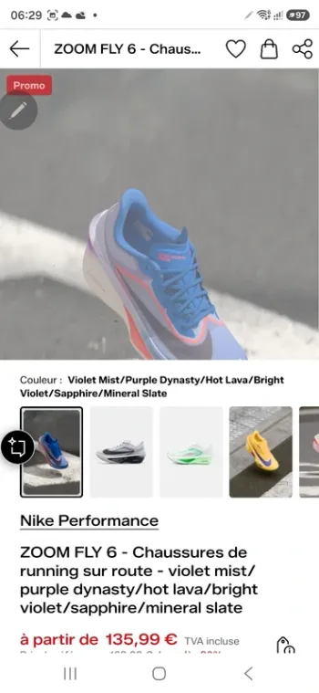 Używany Nike Zoom Fly 6 bike — zdjęcie 5 z 5