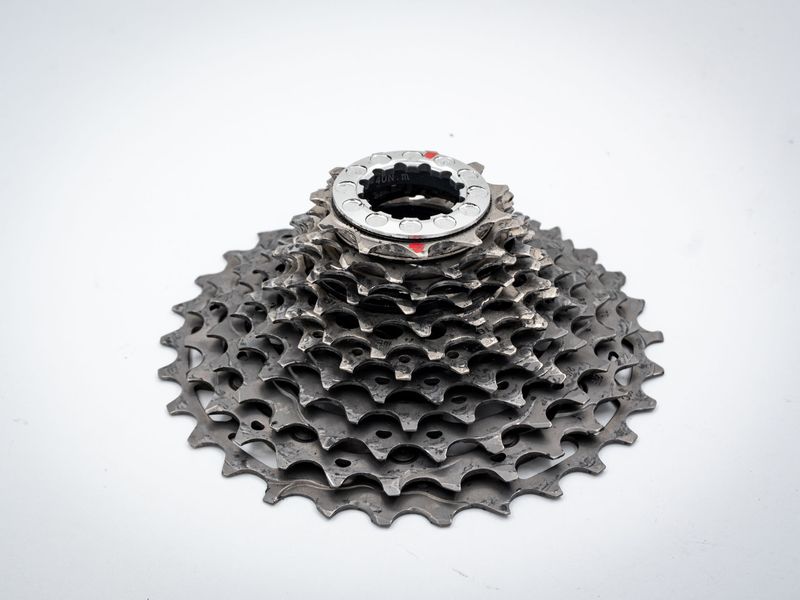 Used Shimano Dura Ace CS-R9200 with Sixweel lockring Drivetrain & Pedals