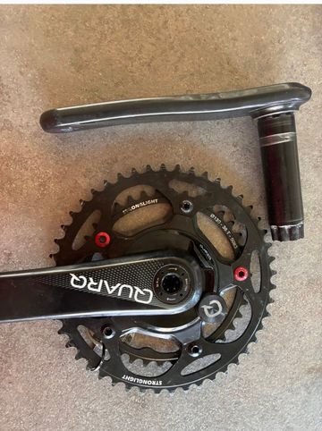 Brugt Sram Rival Quarq Powermeter Crank Drivetrain & Pedals