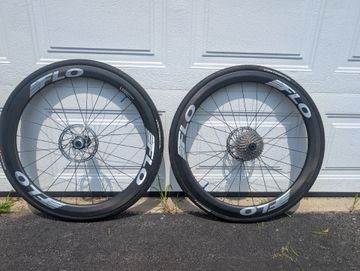Used Flo cycling Flo 49mm Rim Brake Wheel Set 2018 Wheels