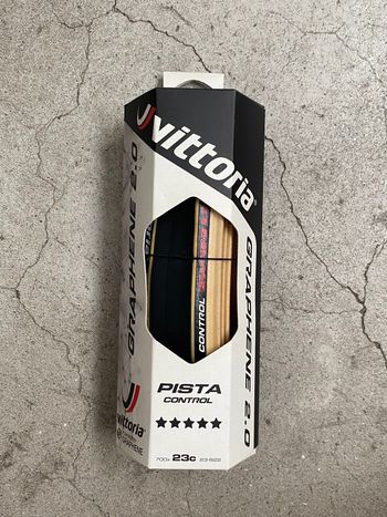 Used Vittoria Pista Control Graphene 2.0 Tire Tyres & Tubes