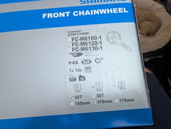 Used Shimano Deore FC-M6120 2026 Drivetrain & Pedals