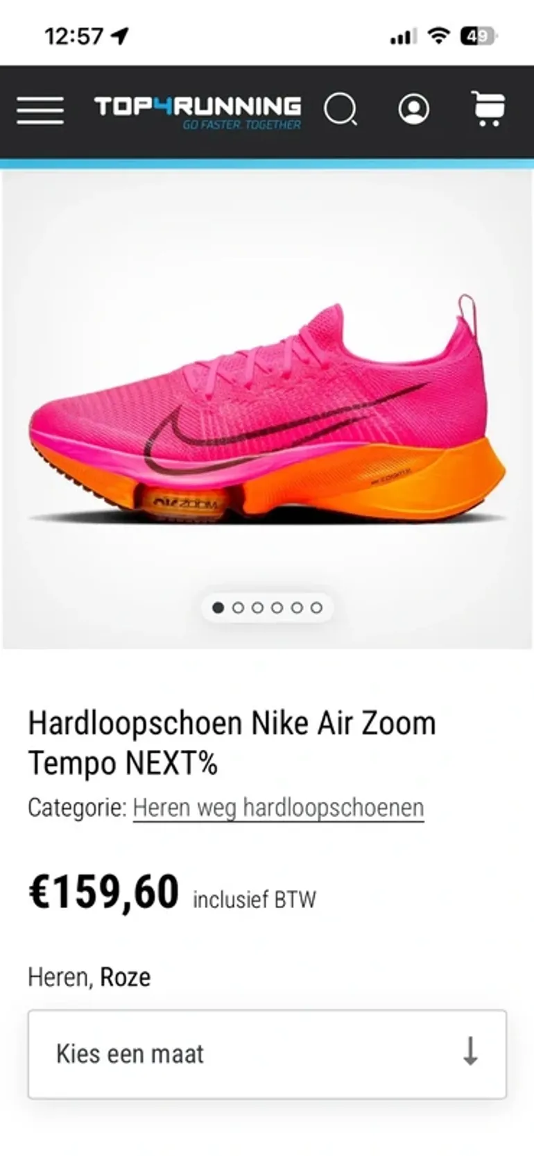Used Orange Air Zoom Alphafly Next 2 bike — image 11 of 11