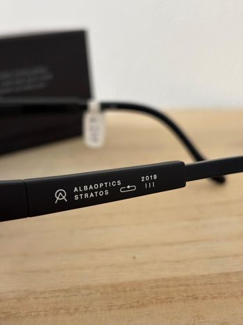 Used Alba Optics Stratos Black Lava Cycling Accessories